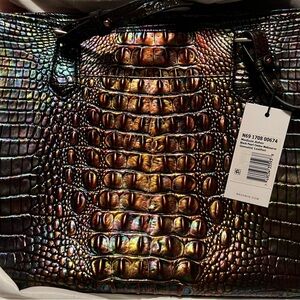 NWT Brahmin Medium Asher in Black Pearl Ombre Melbourne. New, never used.